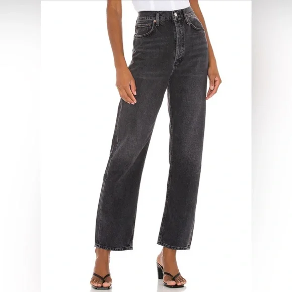 AGOLDE 90s Midrise Loose Jeans in Photogram - Picture 1 of 5